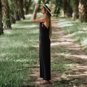 Albion Fit Maxi Tank Dress Grey